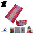 LSB-033 Ningbo Lingshang 100% Polyester tube à tube multifonctionnel sur mesure bandana sans soudure